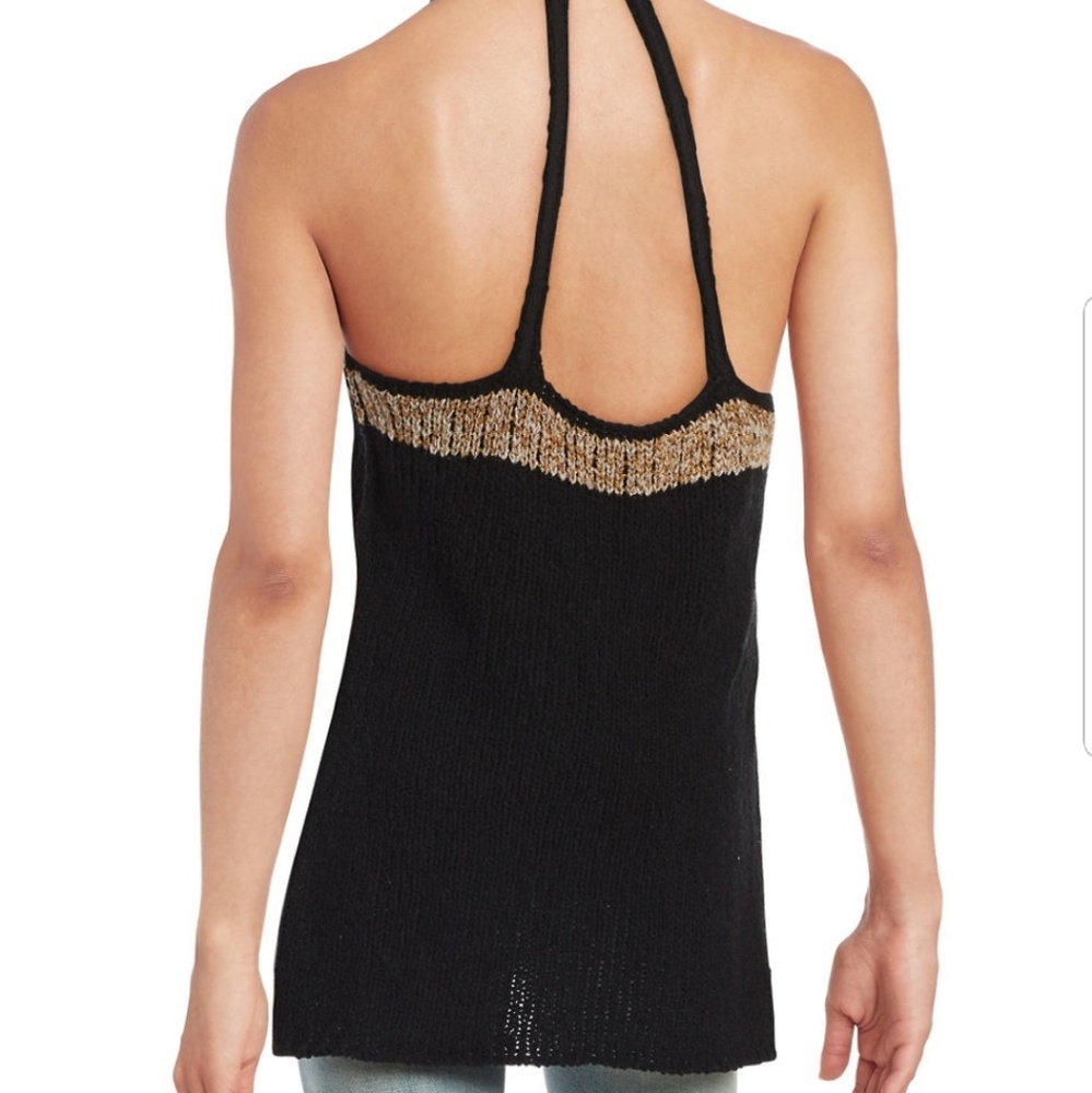Free People Hold On Knit Tunic Blk Sz M - Picture 8 of 8